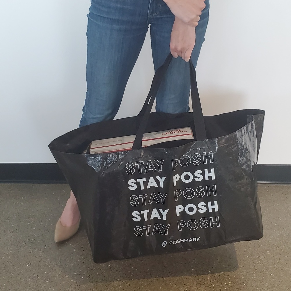 Poshmark Oversized Double Handle Tote